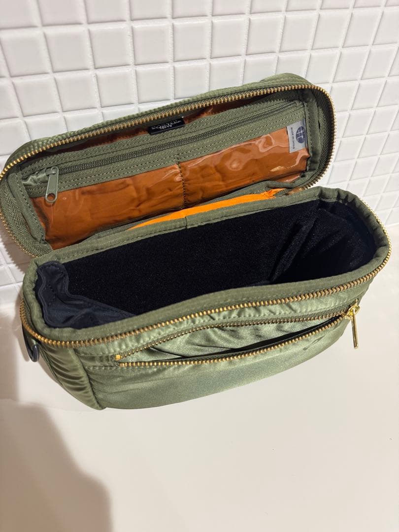 【激レア】超美品 廃盤 ポーター タンカー カメラバッグ S セージグリーン