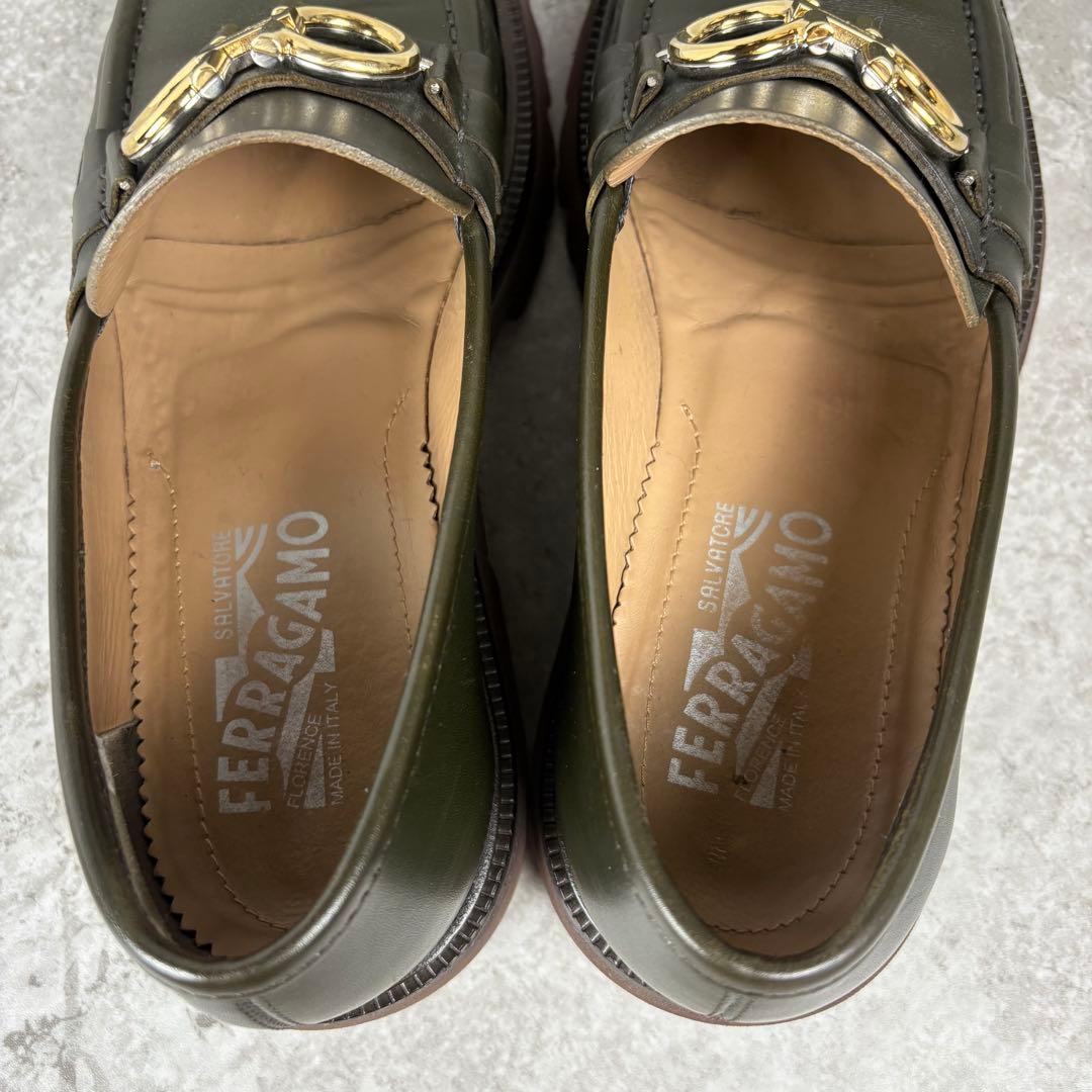 サルヴァトーレ フェラガモ　ガンチーニ　厚底　プラットフォーム　ラグソール　7