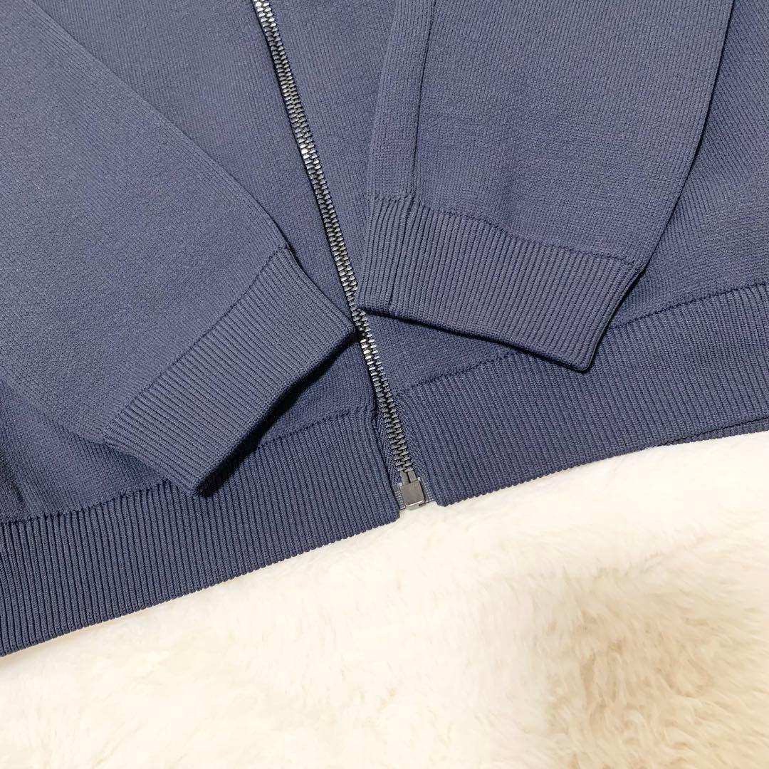 Nike Lab ニット ウィンドランナー パーカー イタリア製 ネイビー L