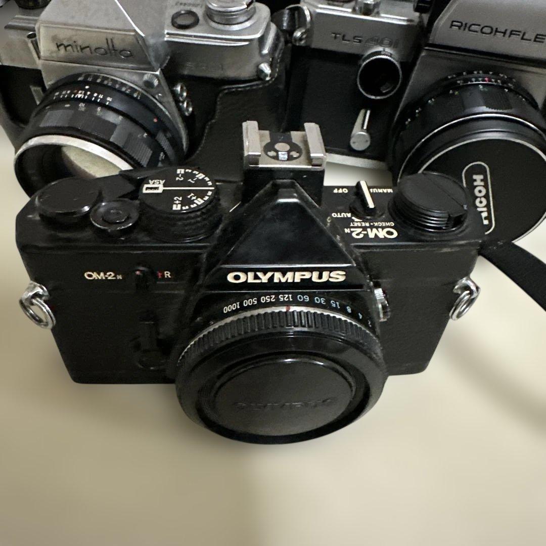 Ricoh TLS401 & Olympus OM-2n 一眼レフカメラセット