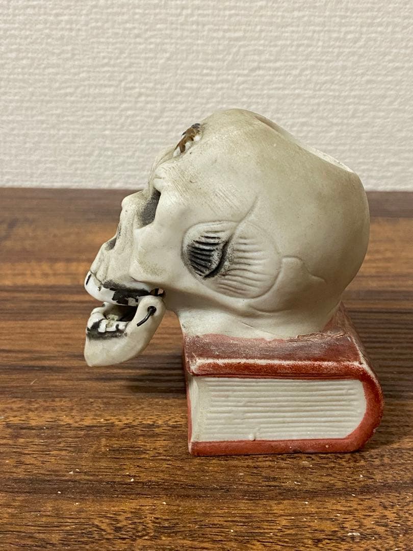 30s'40s' ビンテージスカルデザイン 灰皿　マッチホルダー古着ロカビリー