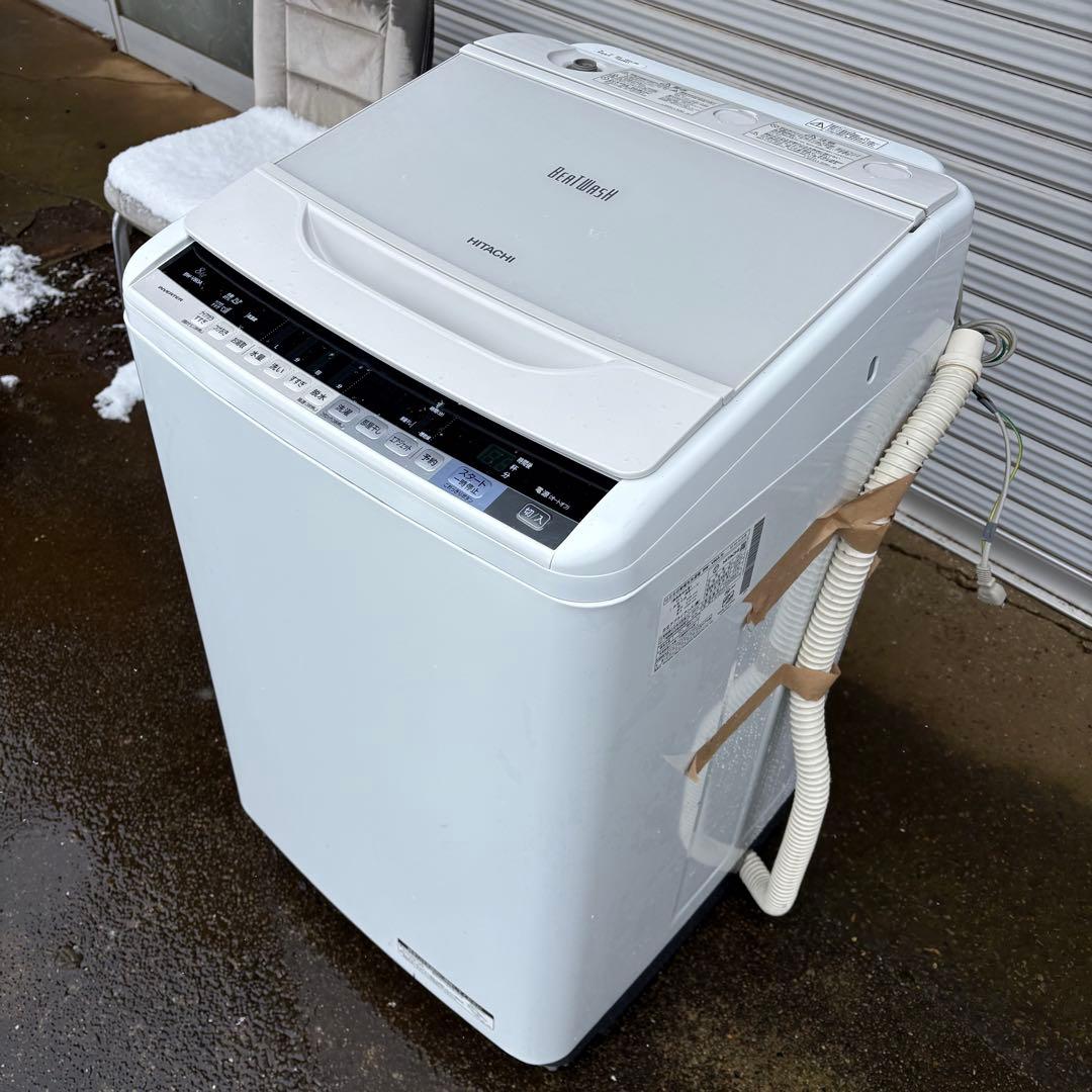 【東京23区内設置無料‼️】HITACHI 洗濯機8キロ　2017年製