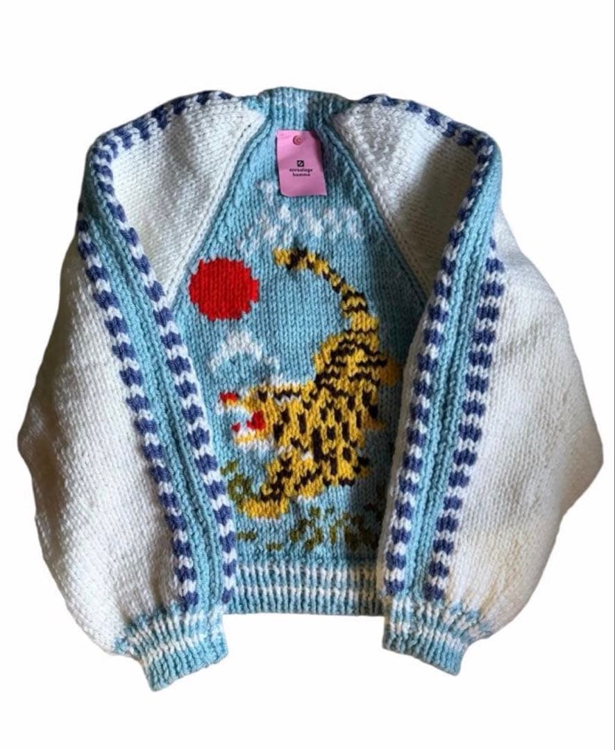 トップス anrealage homme KNIT SOUVENIR JACKET