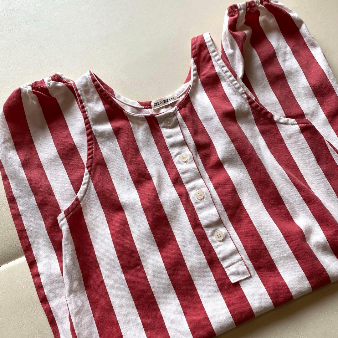 ロンパース・カバーオール ZIGGY ZAZA skipper jumpsuit stripe 2-3y