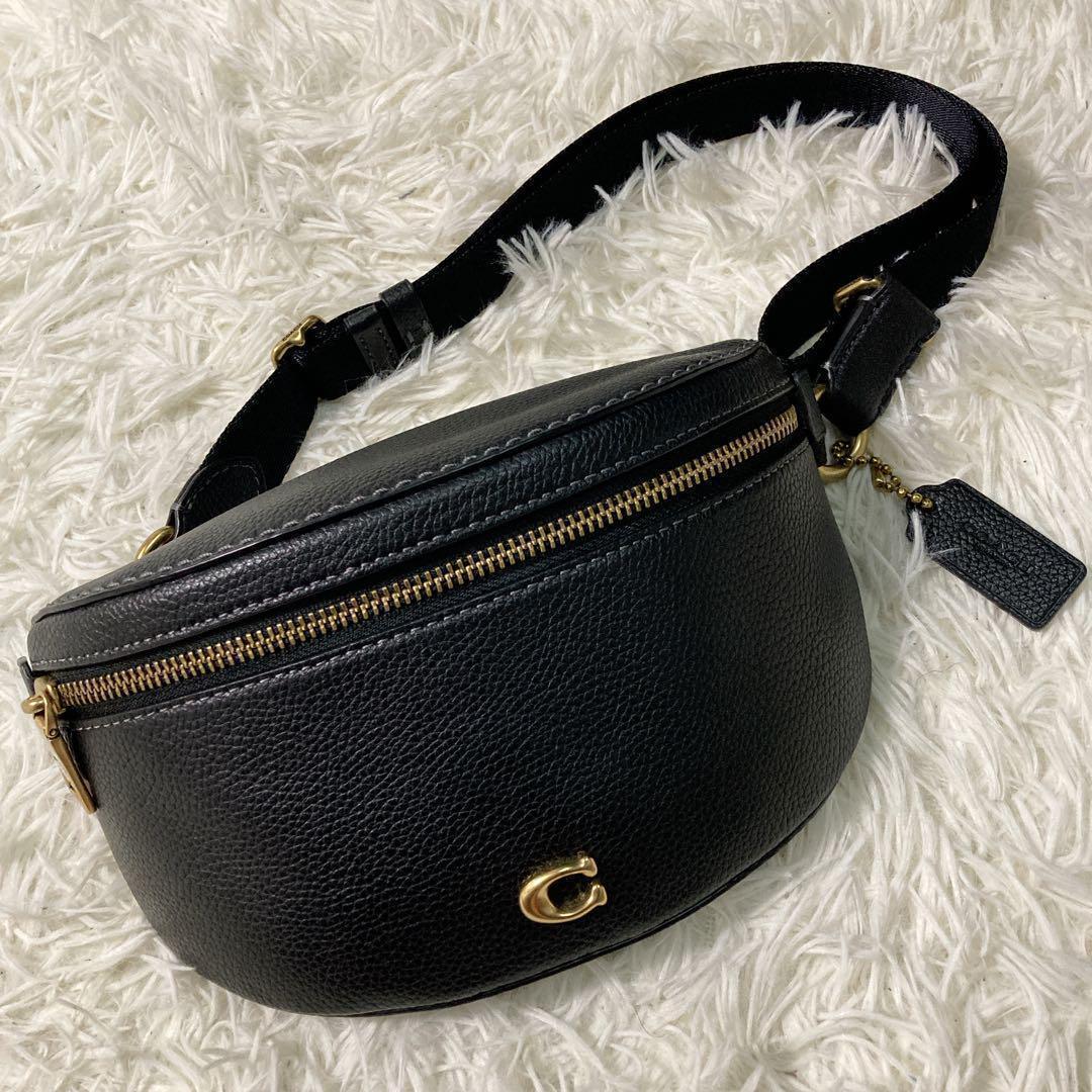 未使用保管品 コーチ ベサニー 黒 BETHANY BELT BAG CH813