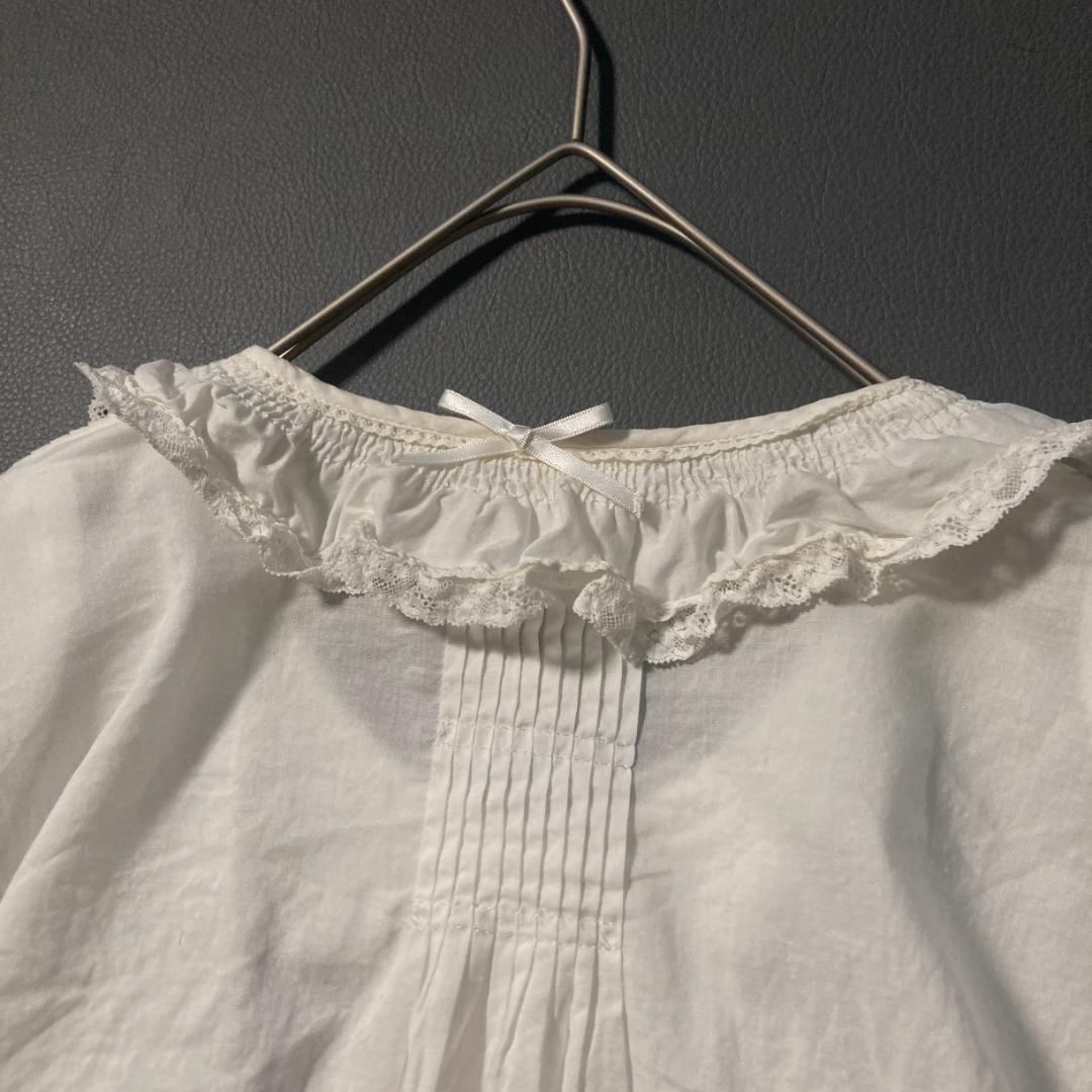 x*x様 【希少ビンテージ】ピンクハウス　綿ローン 長袖ブラウス フリル リボン