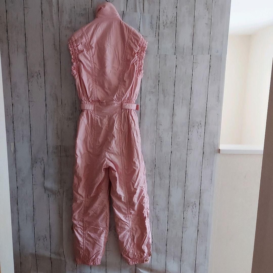 【DESCENTE】デサント スキーウェア 上下セット M ピンク