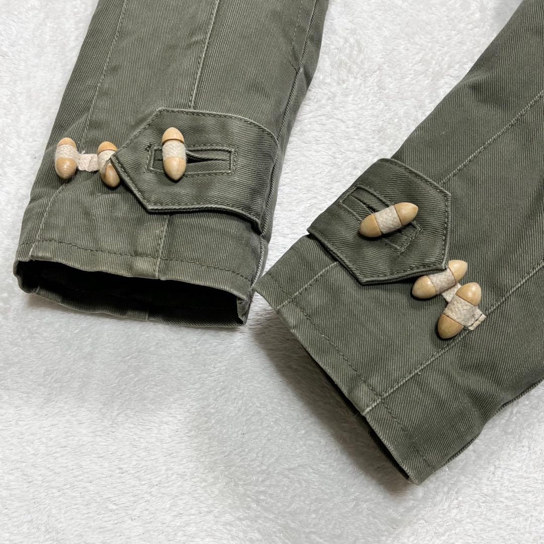 『デンハム』スウェディッシュアーミーフィールドコート フード脱着 キルティング