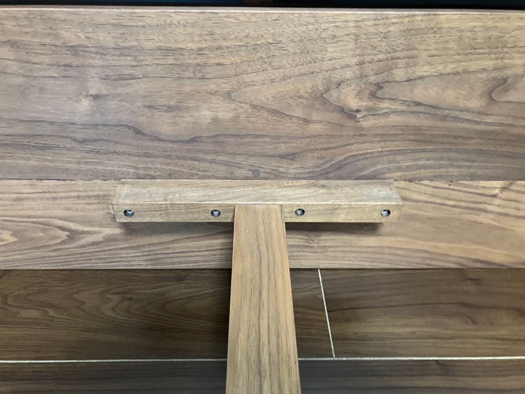 MASTERWAL モアレス ベッド キング WN（ウォールナット）