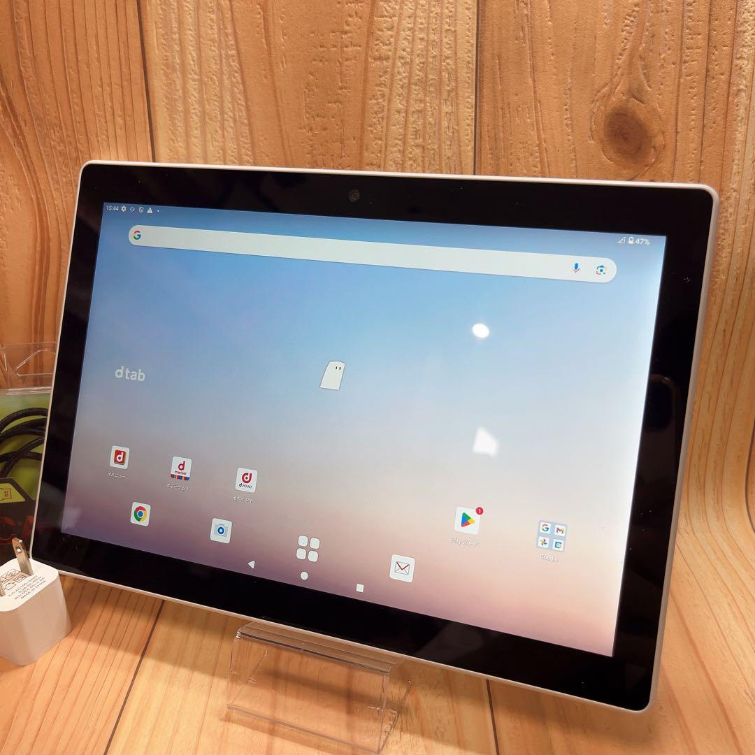 美品 SIMフリー 本体 dtab d-51C 64GB 264 ホワイト