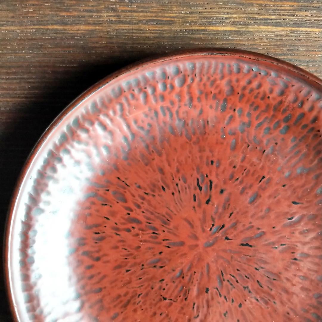 【なつ：2枚】博古堂　刀痕の美　銘々皿・菓子皿・茶托　③+④