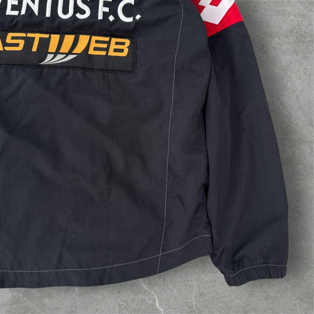 00s lotto × ユベントス ジャケット ロゴ ジャンパー 黒 ロット