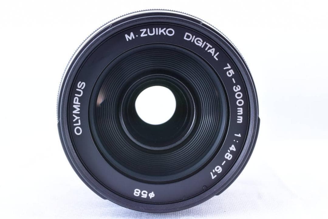 【❄超望遠】オリンパス ED 75-300mm F4.8-6.7 II ブラック