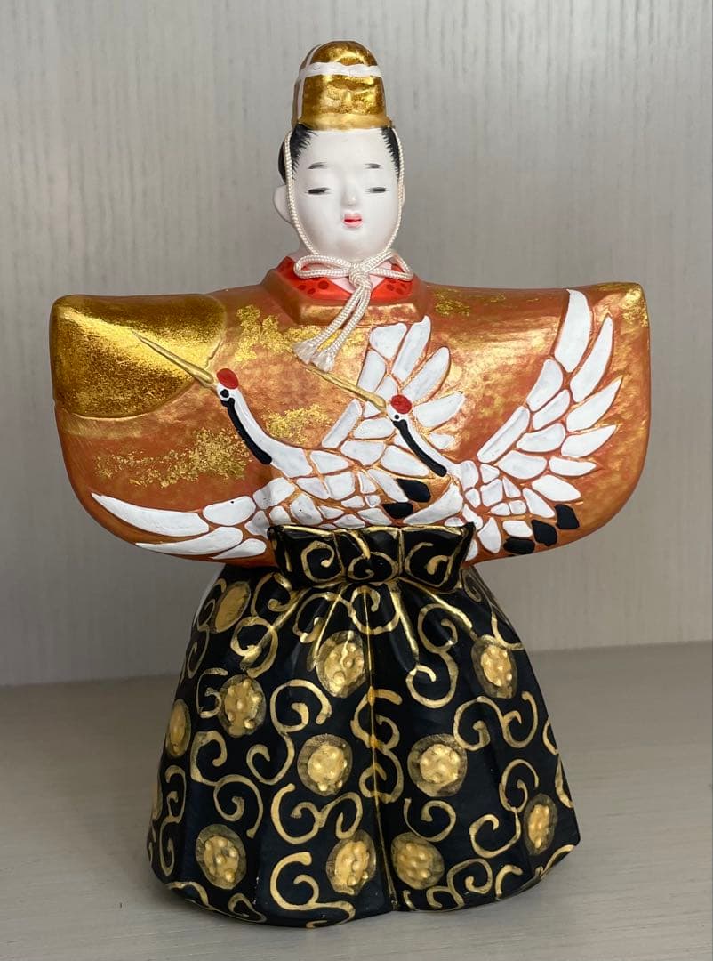 「祝鶴」＊博多人形・お雛様　「小副川　祐二 作」