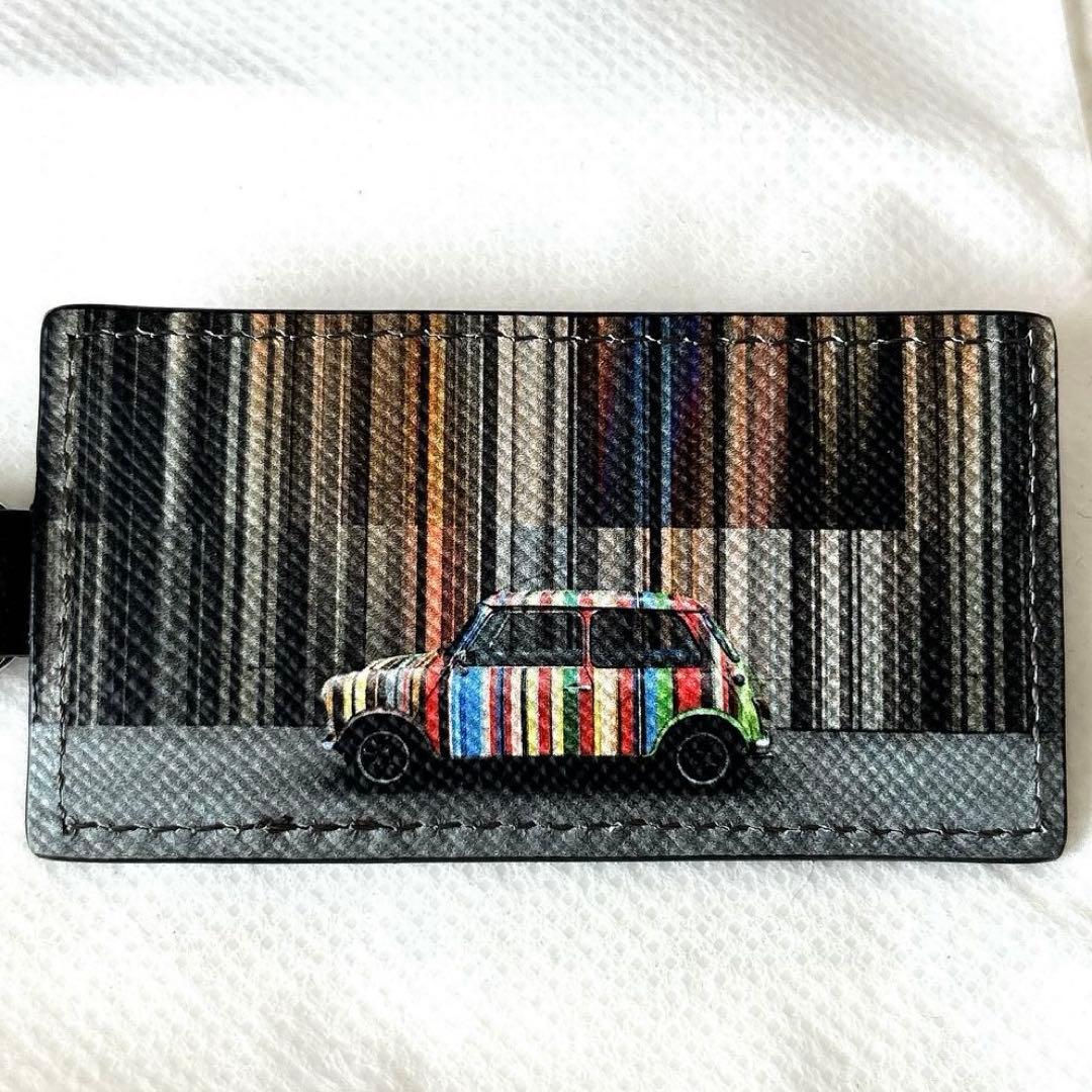 新品✨ポールスミス キーホルダー Mini ストライプ ウォール キーリング 車