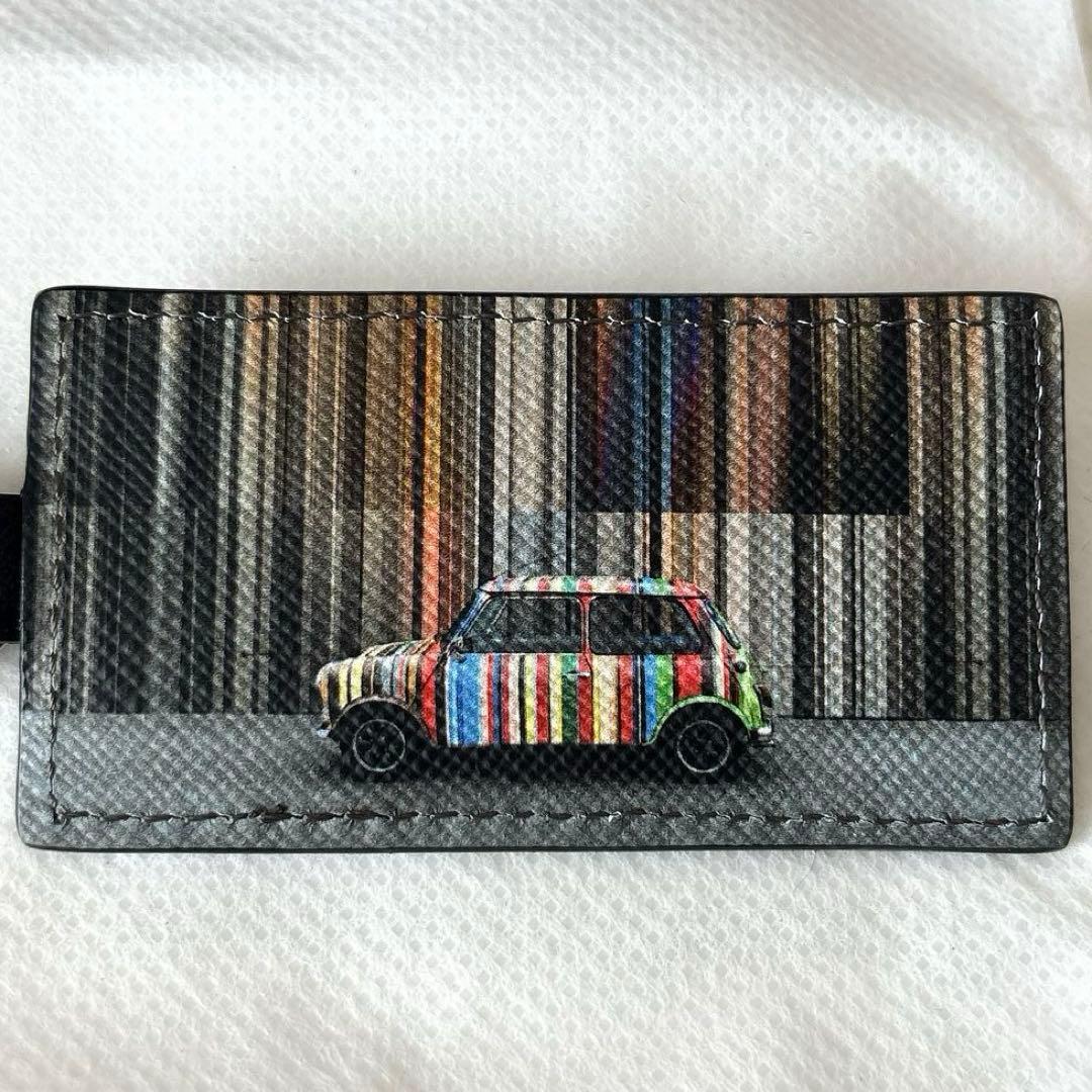 新品✨ポールスミス キーホルダー Mini ストライプ ウォール キーリング 車