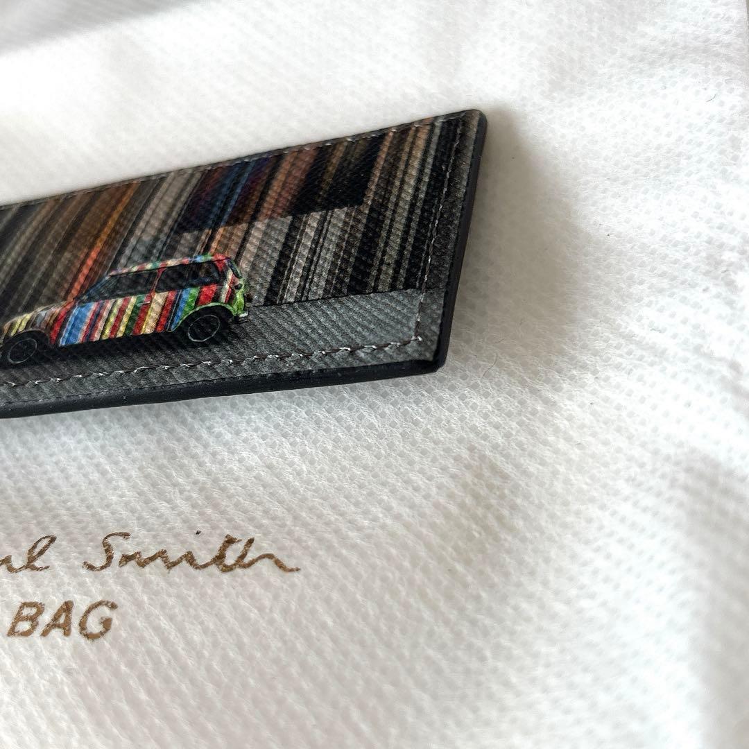 新品✨ポールスミス キーホルダー Mini ストライプ ウォール キーリング 車