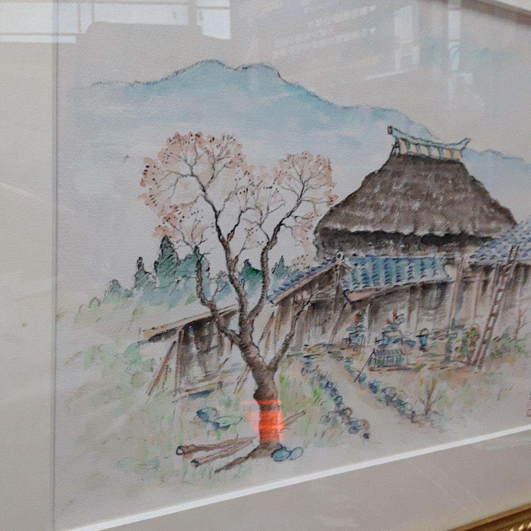 林与三郎画伯　水彩画