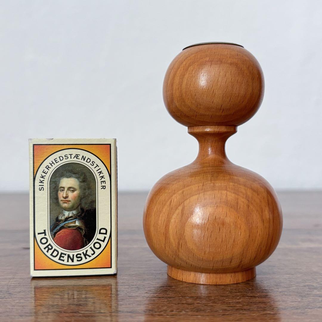 けれたろさまおまとめ同梱【東ドイツ 木製のキャンドルスタンド2つ】ヴィンテージ