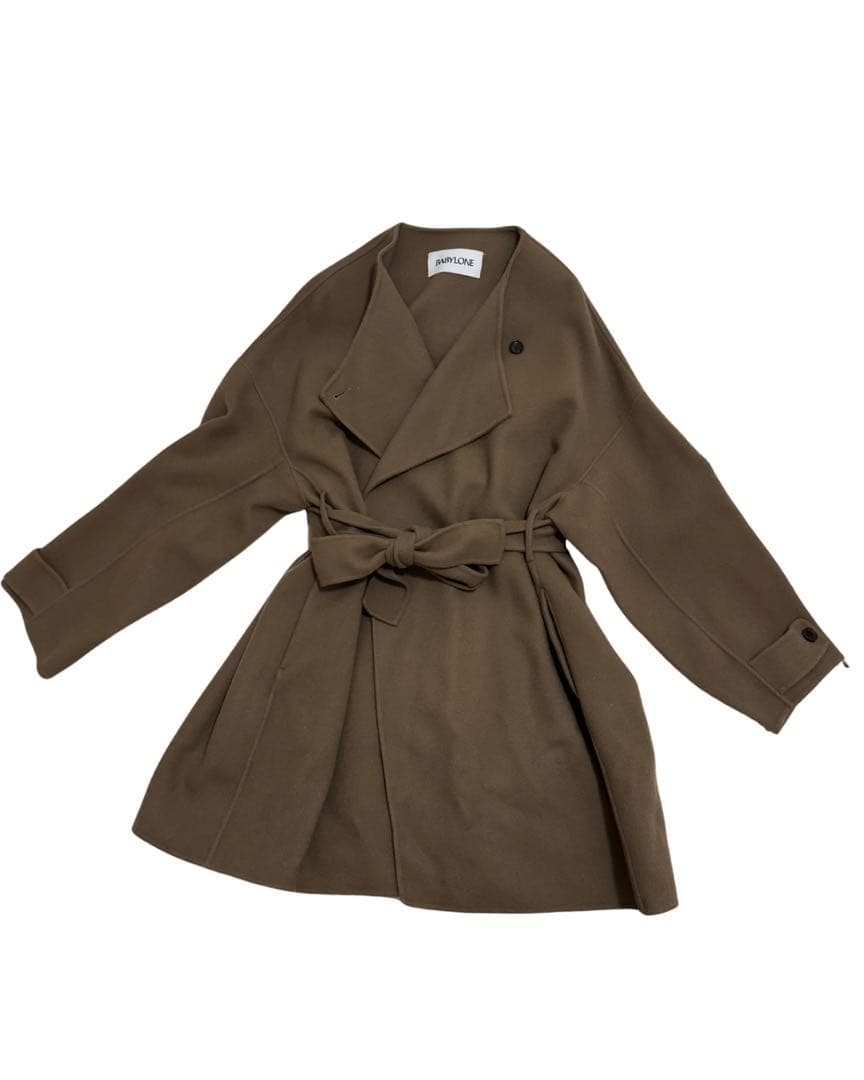 【美品】BABYLONE バビロン ミドルコート