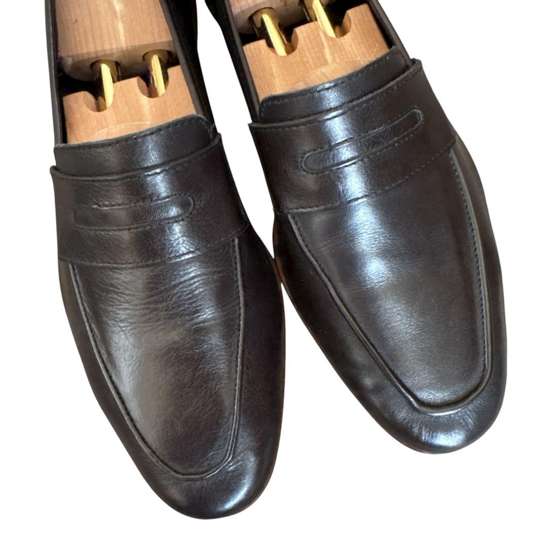 美品✨ バーニーズニューヨーク ローファー （25） 焦茶 ドレスシューズ