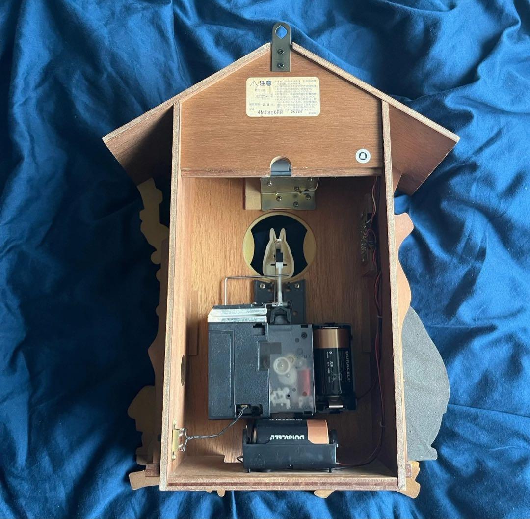 希少　となりのトトロ 掛け時計 からくり時計 アニメーション　宮崎駿　リズム