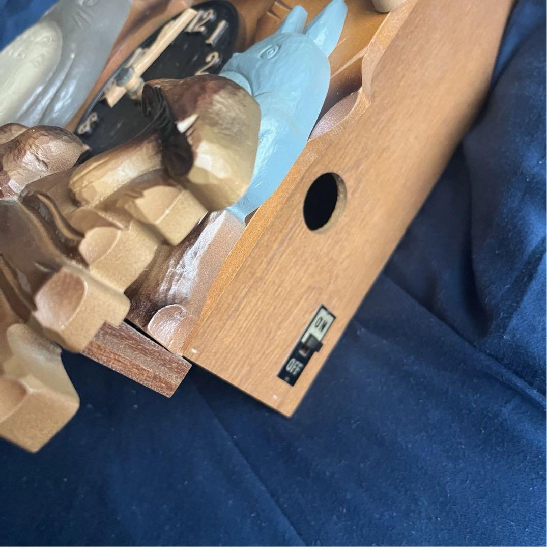 希少　となりのトトロ 掛け時計 からくり時計 アニメーション　宮崎駿　リズム