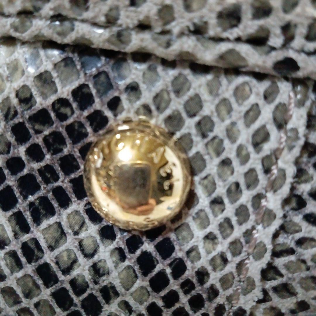 マイケルコース　パイソン本革レザー型押しトートゴールド金具　【未使用】