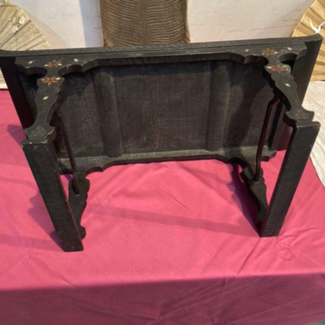 正倉院御物　唐物　松鶴四方台　壇紋