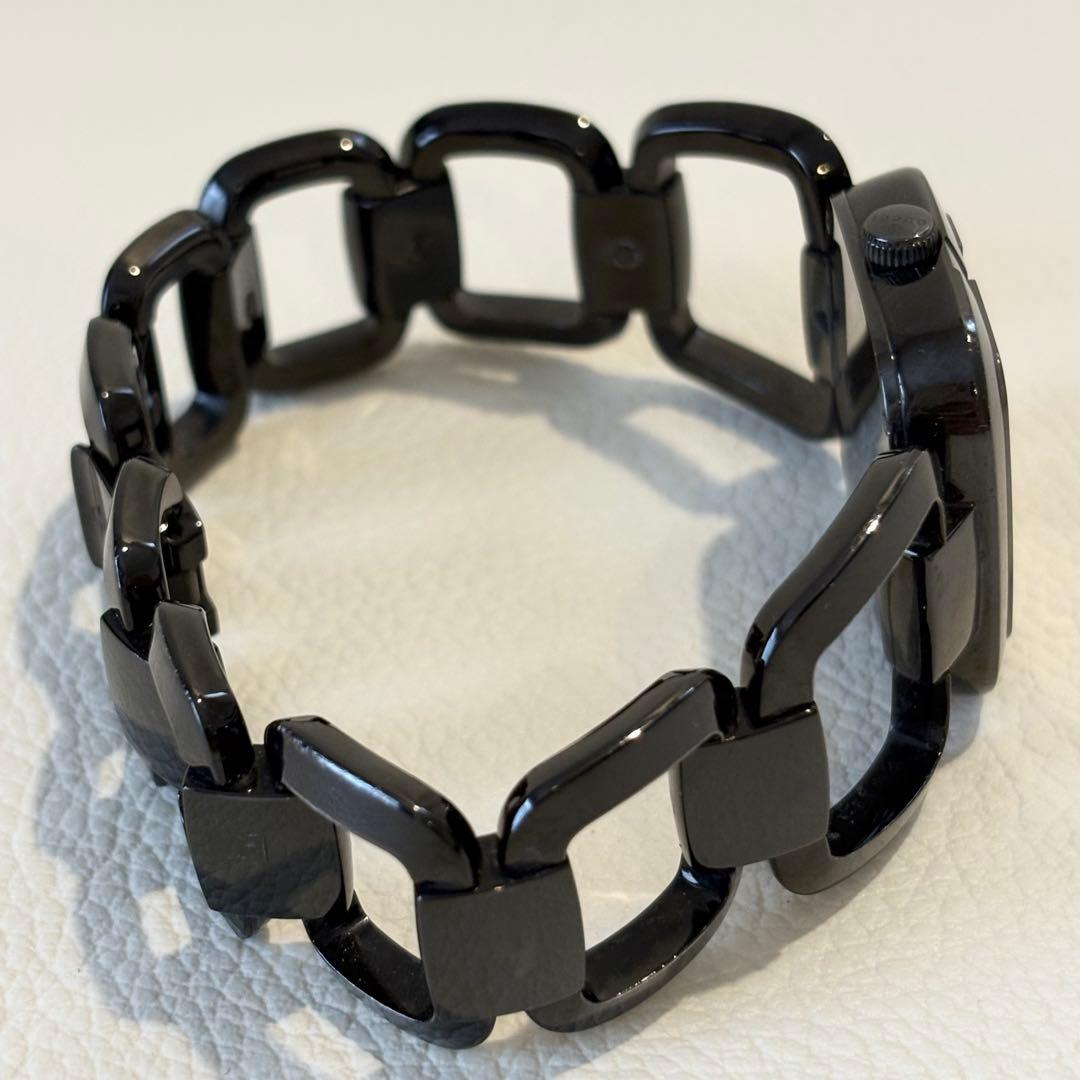 【GUCCI グッチ】ジャンク品 Gコレクション ブラック文字盤 腕時計