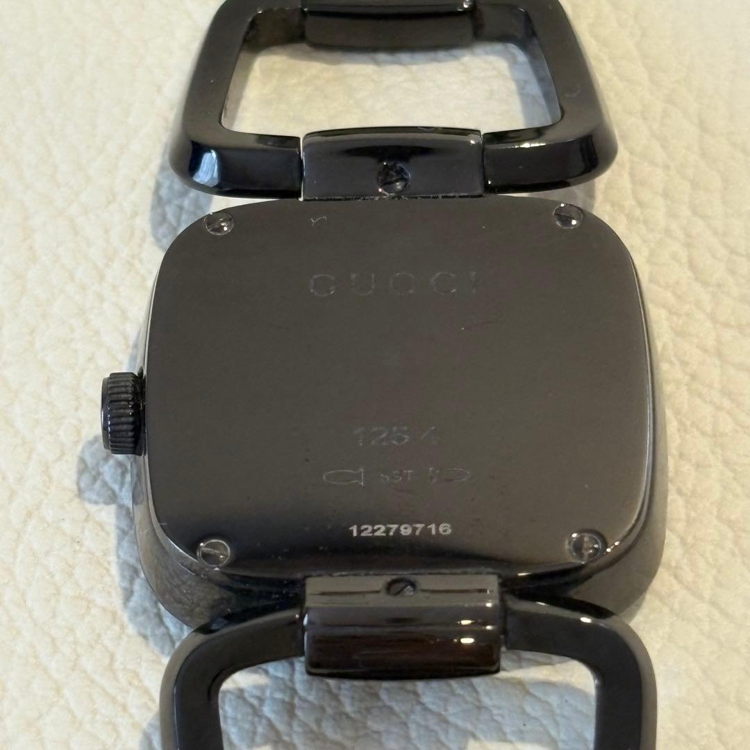 【GUCCI グッチ】ジャンク品 Gコレクション ブラック文字盤 腕時計