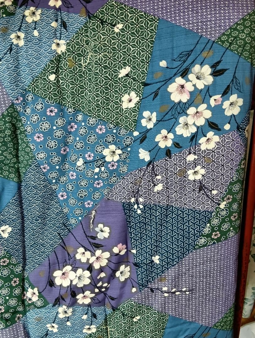 昭和　レトロ　モダン　敷き布団 　花柄