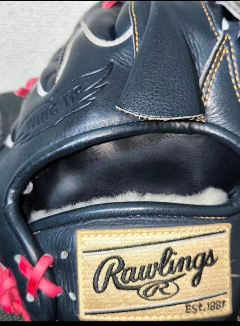 ローリングス　HOHプレミアム　硬式　投手用　vブラック　ジュテルレザー　グラブ