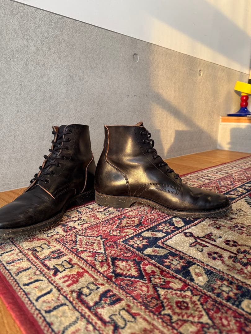 カスタムブーツ CLINCH Yeager boots同楦 マヤレザー 茶芯