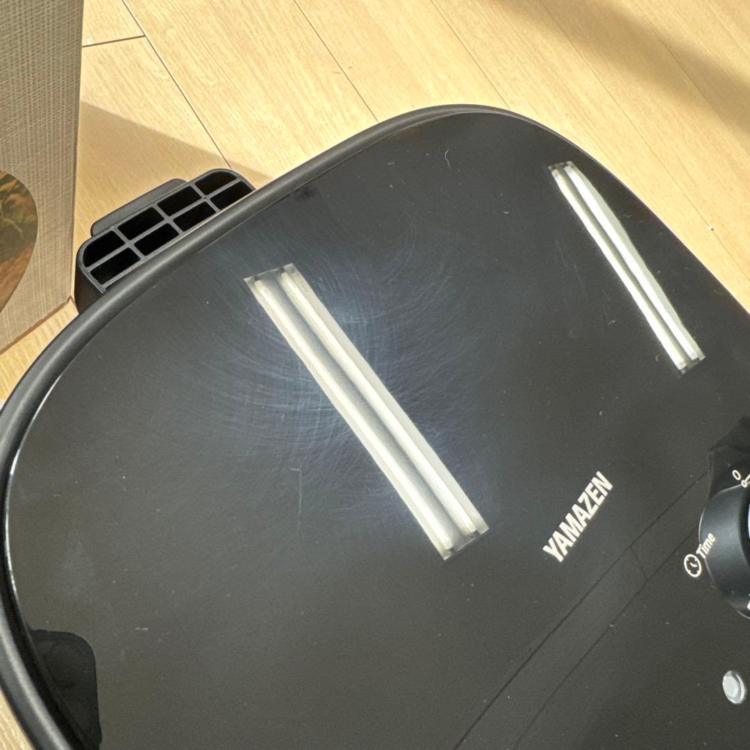 【13-15枚目要確認】山善 ノンフライヤー 4.5L 大容量 電気フライヤー