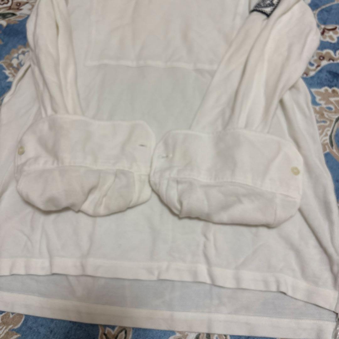 MONCLER長袖ポロシャツ トリコロールディテール