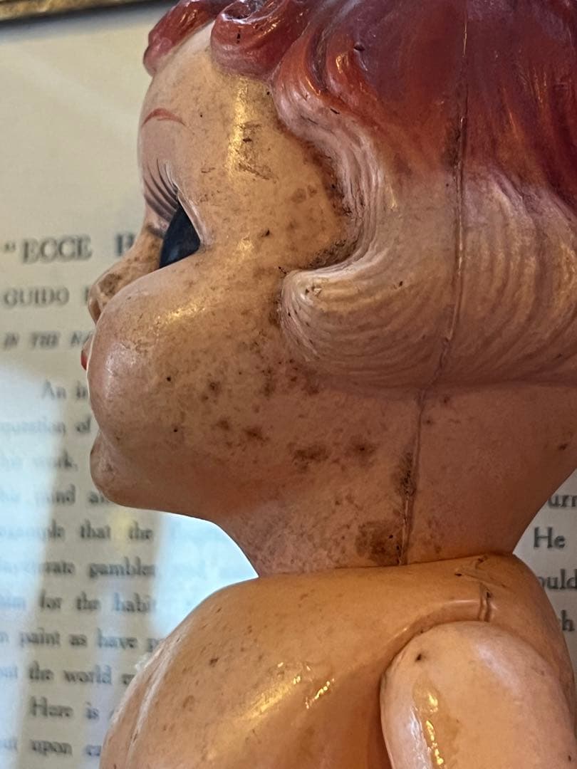 アンティーク　レトロ　セルロイド　人形　女の子D 抱き人形　着せ替え人形