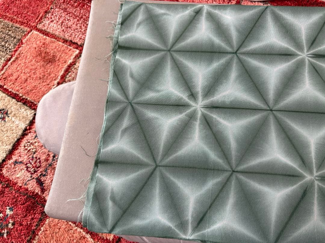 オーダー 雪花絞り 未仕立て浴衣反物 手染め生地