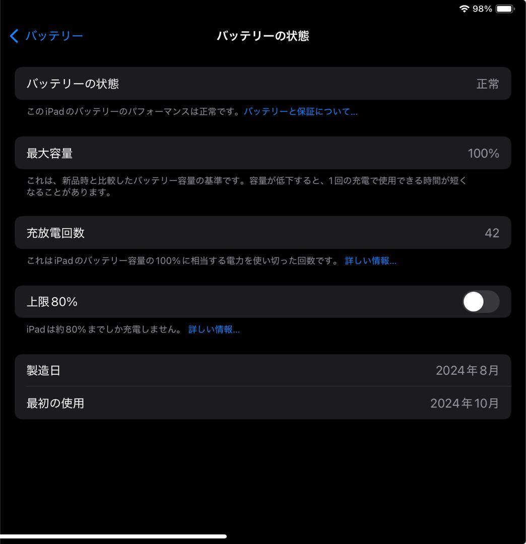 iPad mini A17Pro セルラーモデル 第七世代 スペースグレイ