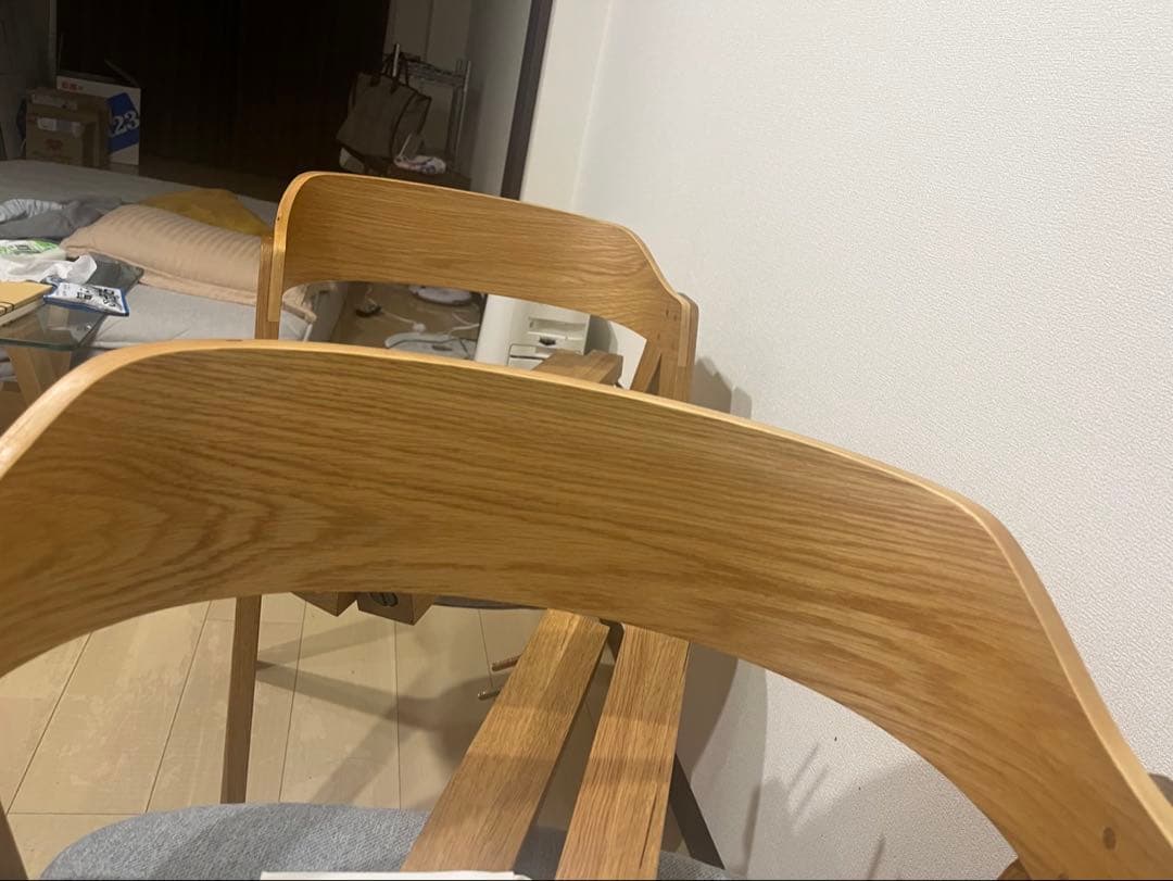 【花言葉】ELEMIT ダイニングチェア2脚とテーブル