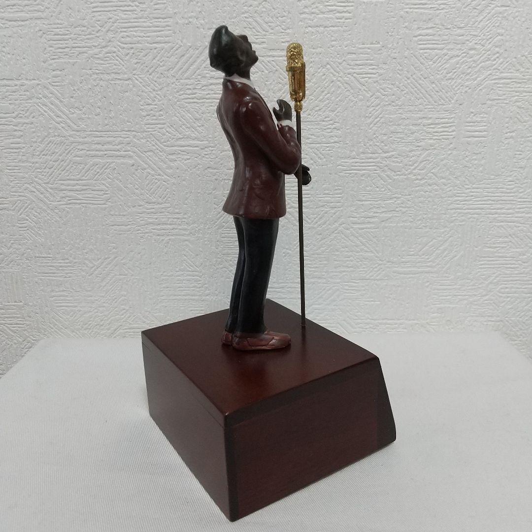 BLACKY JAZZMAN ジャズ歌手 フィギュアオルゴール