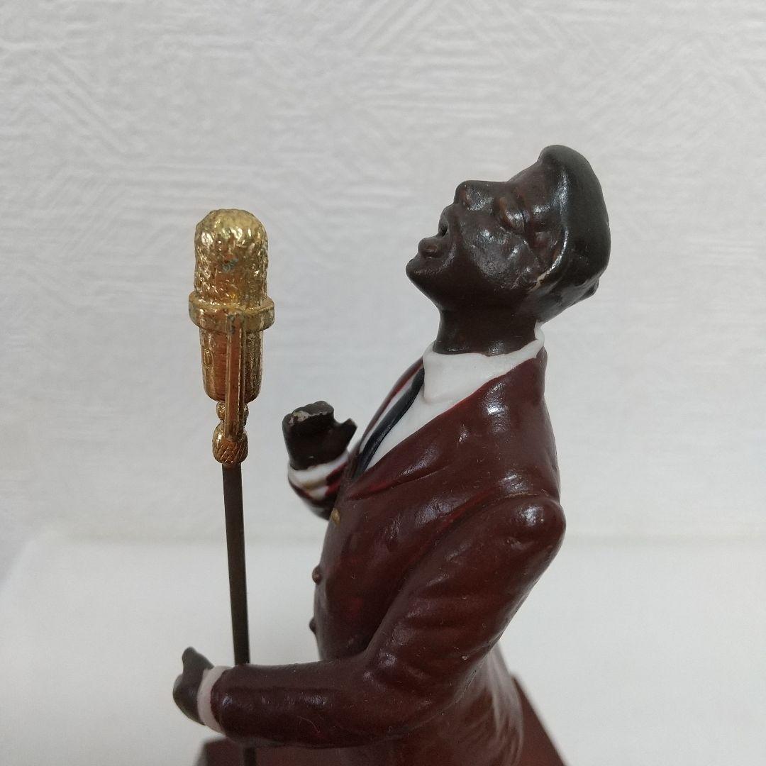 BLACKY JAZZMAN ジャズ歌手 フィギュアオルゴール