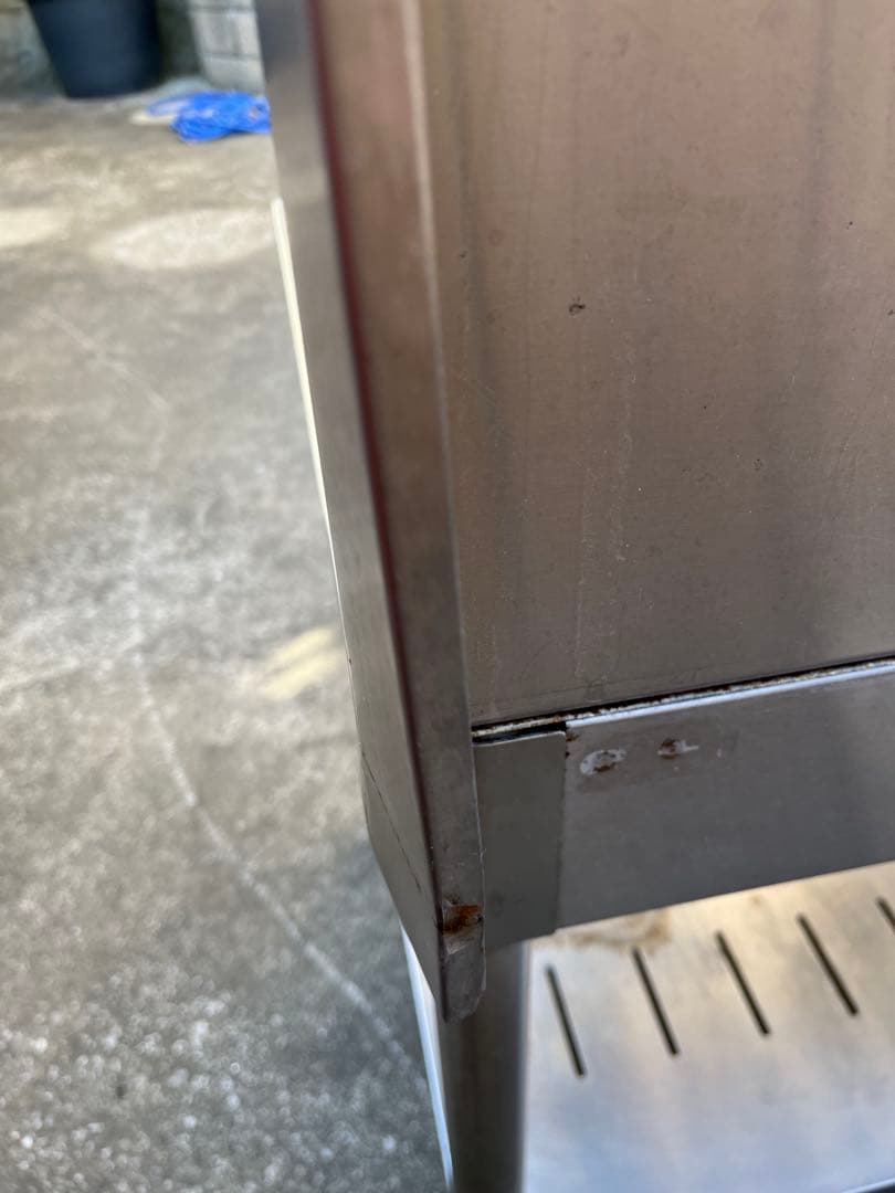 【送料込み】【⚠️注意点有り】ステンレス製コンロ台 作業台 調理台 背面パネル付き