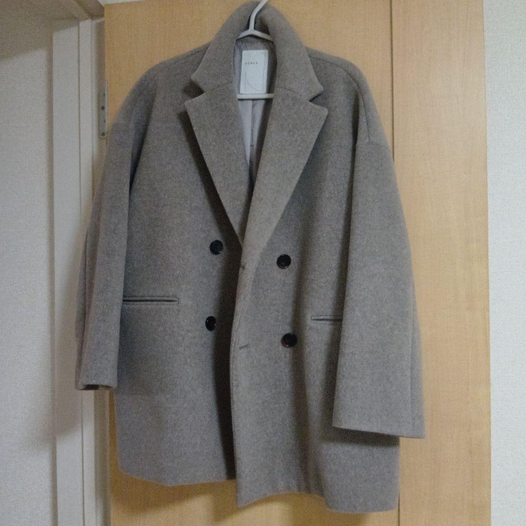 NOBLE　MTRオーバーPコート36　ベージュ