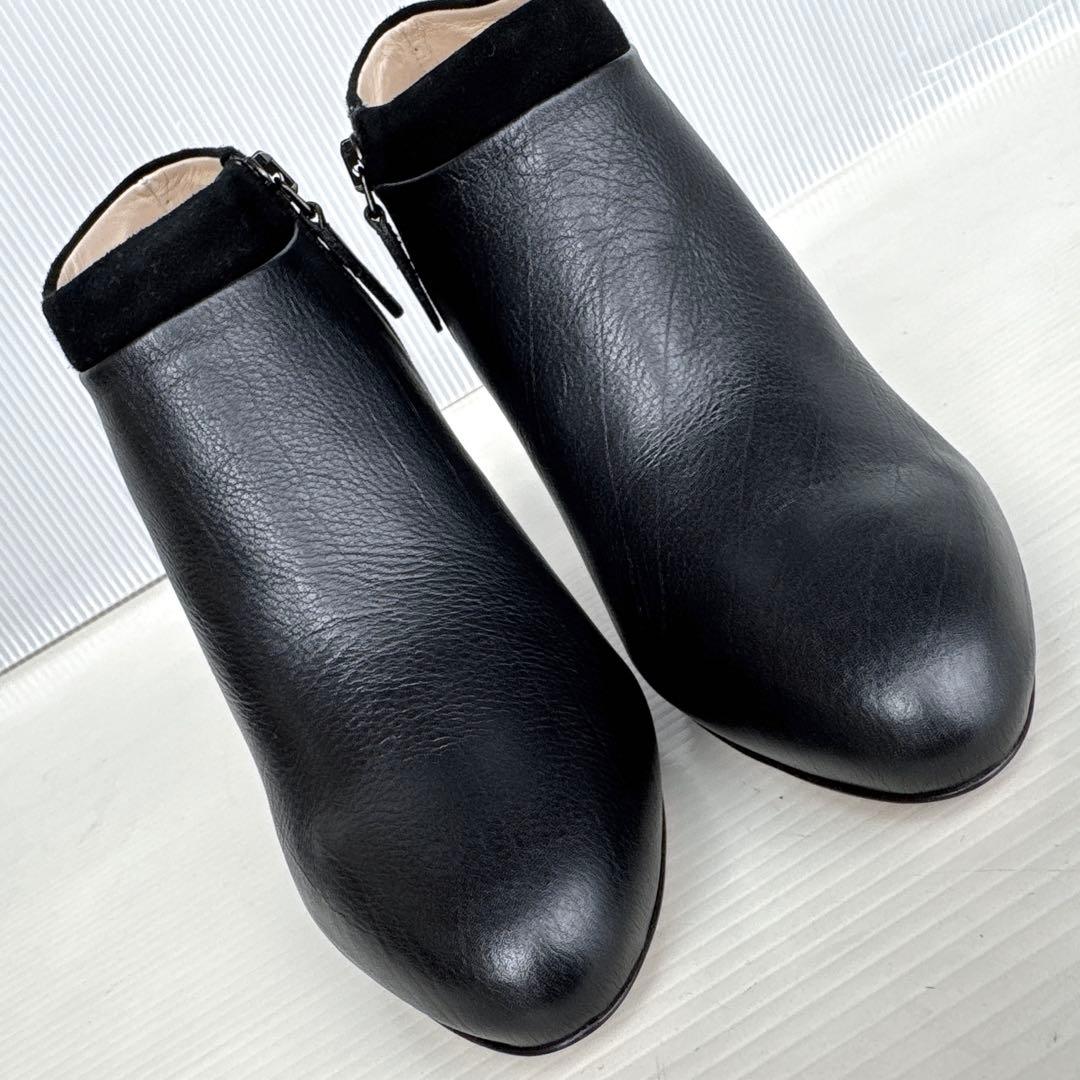 PRADA プラダ　サイドジップ　ショートブーツ　ブーティ　ハイヒール　35.5