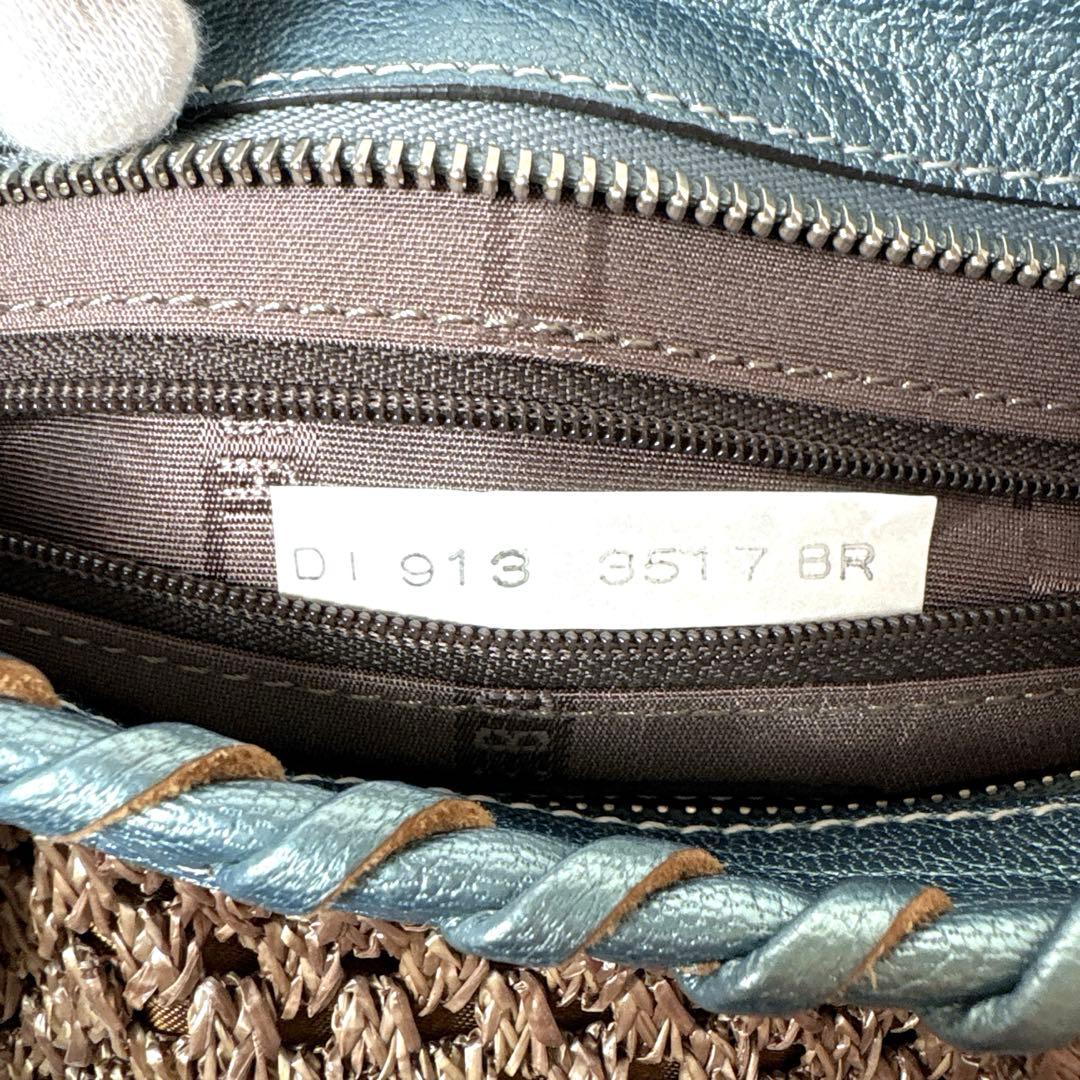 PELLE BORSA ペレボルサ 編み込みショルダーバッグ 3way