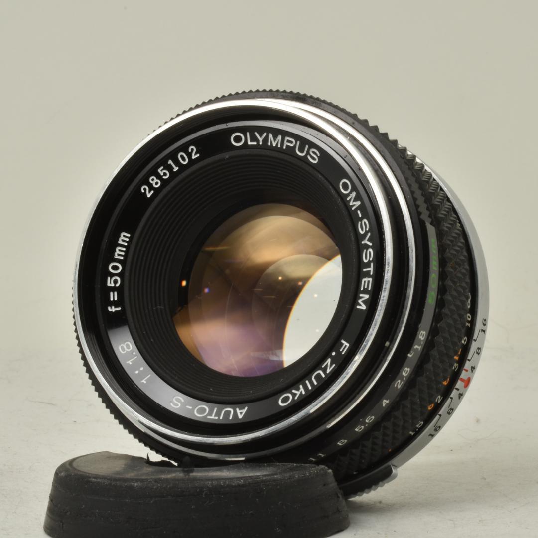 整備済 完動 Olympus OM-1 MD 50mm F1.8 露出計バッチリ