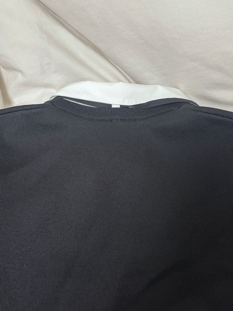 SNIDEL フリルニットカーディガン ブラック