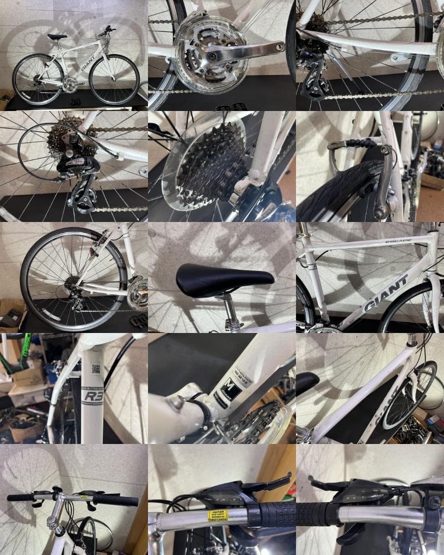 GIANT ESCAPE R3 クロスバイク sizeM　ホワイトカラー