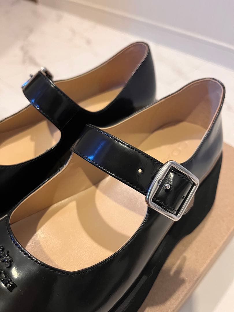 【COACH 】メリージェーン厚底靴